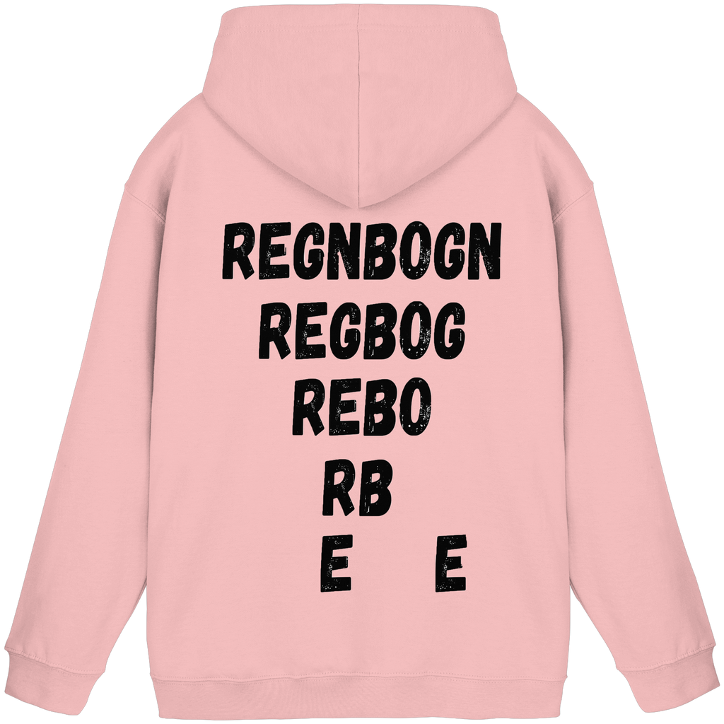 REGNBOGN art-style lettering back - Basic Unisex Hoodie