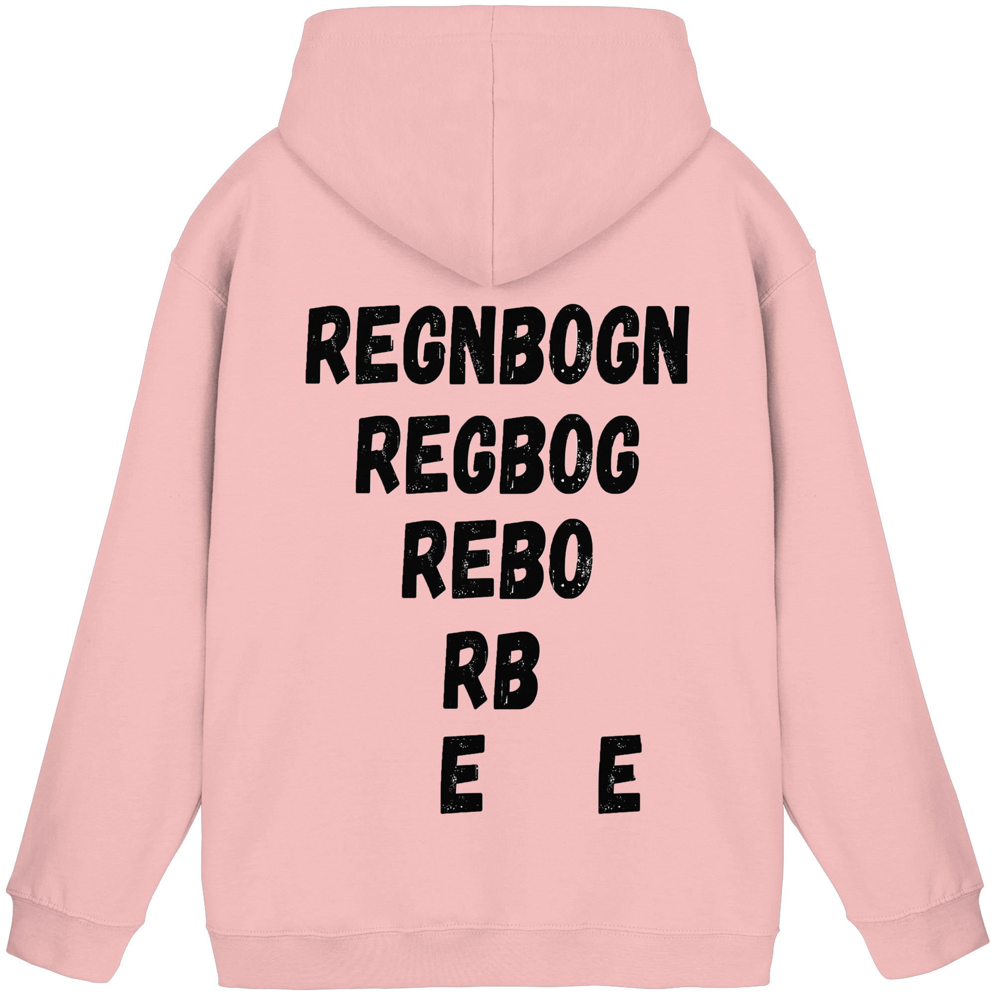 REGNBOGN art-style lettering back - Basic Unisex Hoodie