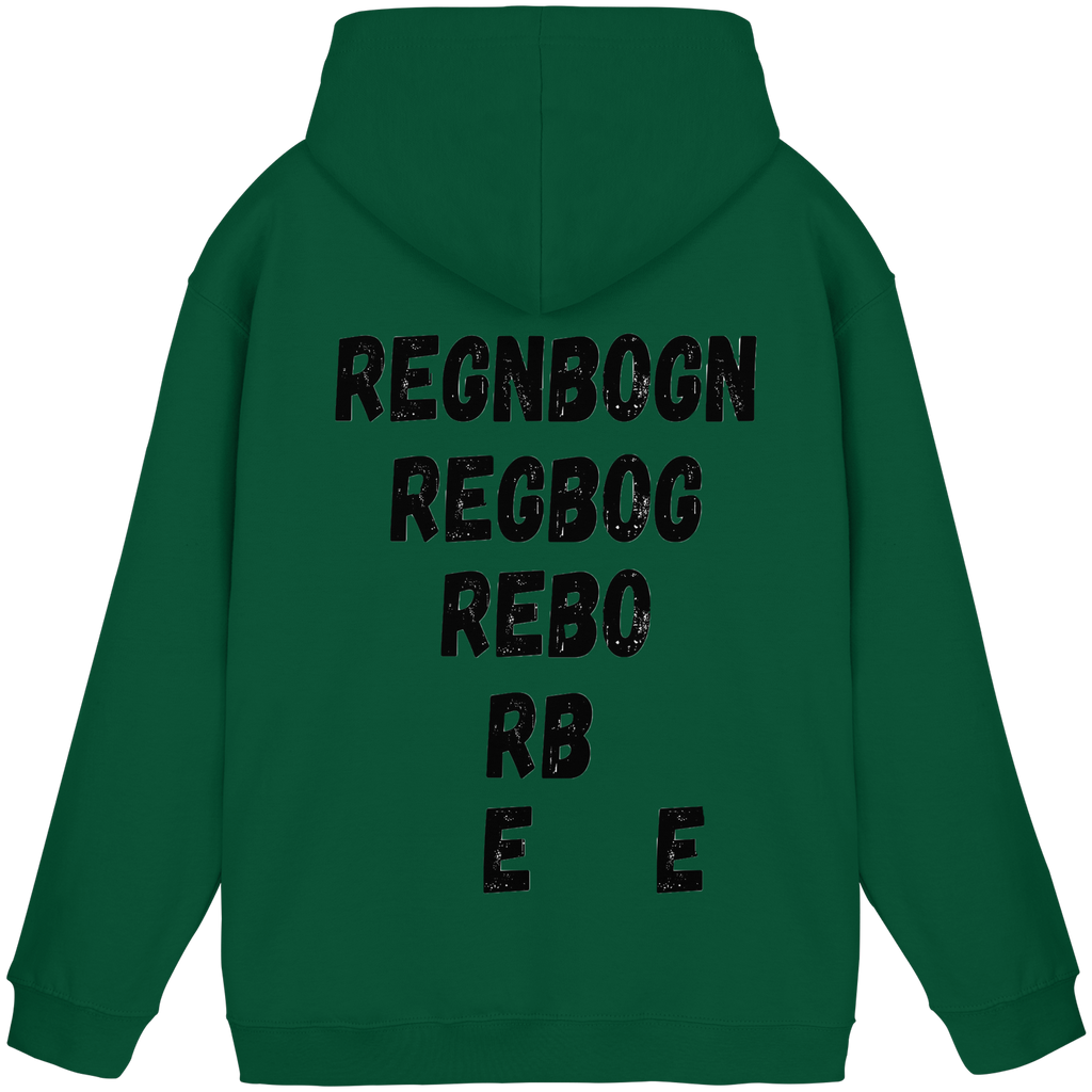 REGNBOGN art-style lettering back - Basic Unisex Hoodie