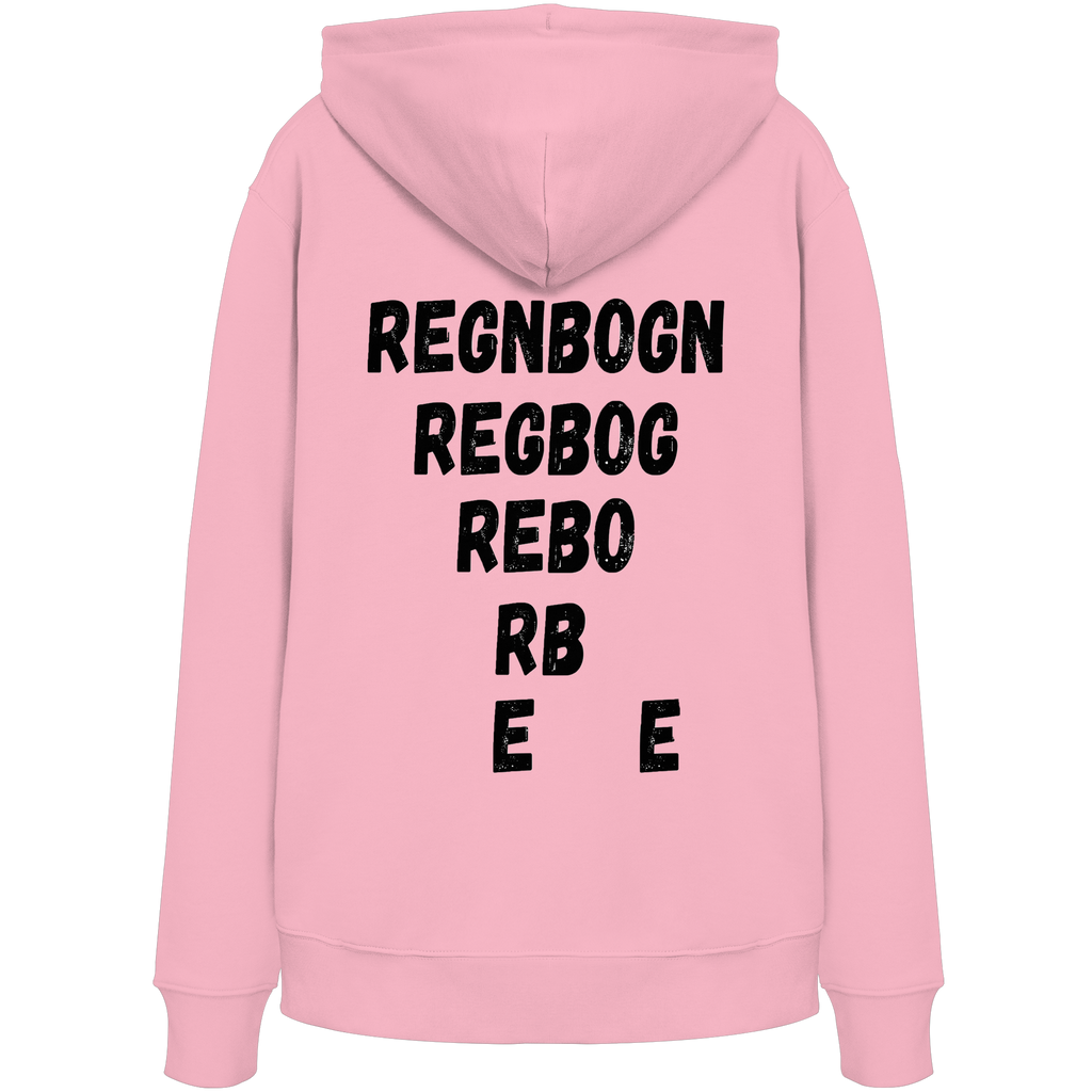 REGNBOGN art-style lettering back - Organic Hoodie