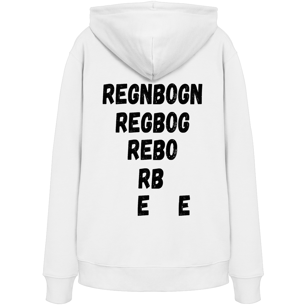 REGNBOGN art-style lettering back - Organic Hoodie