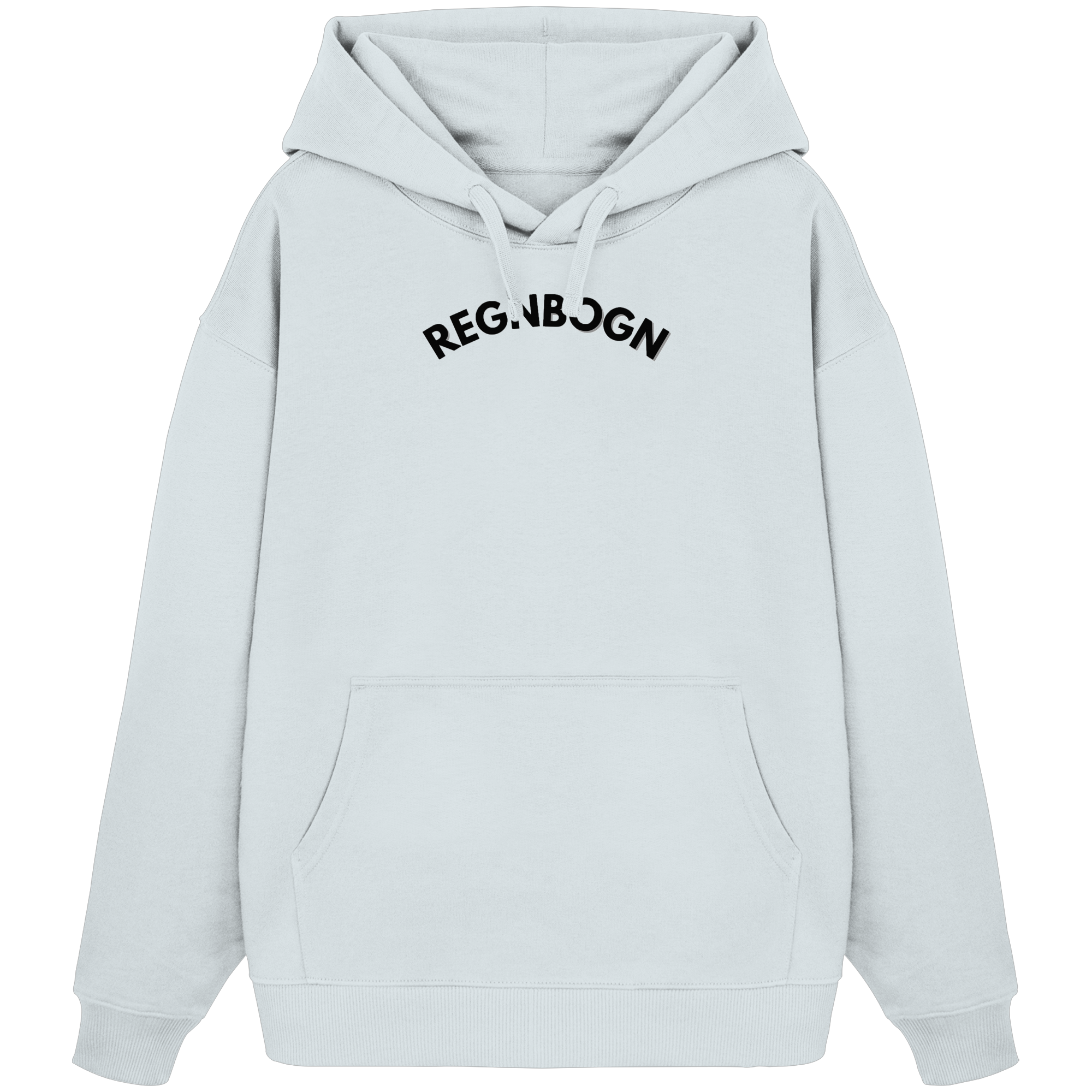 REGNBOGN BOGN Front - Organic Oversize Hoodie