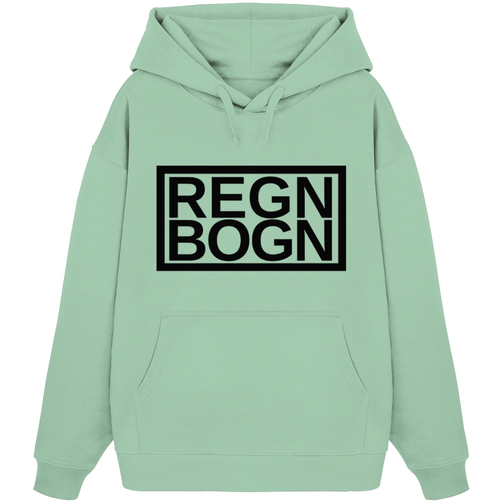 REGNBOGN logo front - Organic Oversize Hoodie